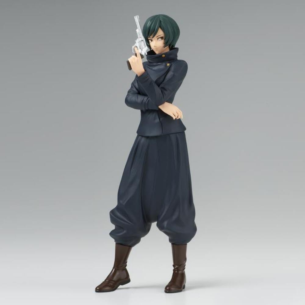 Maki Zenin Banpresto - Figura de coleccion Jujutsu Kaisen con revolver