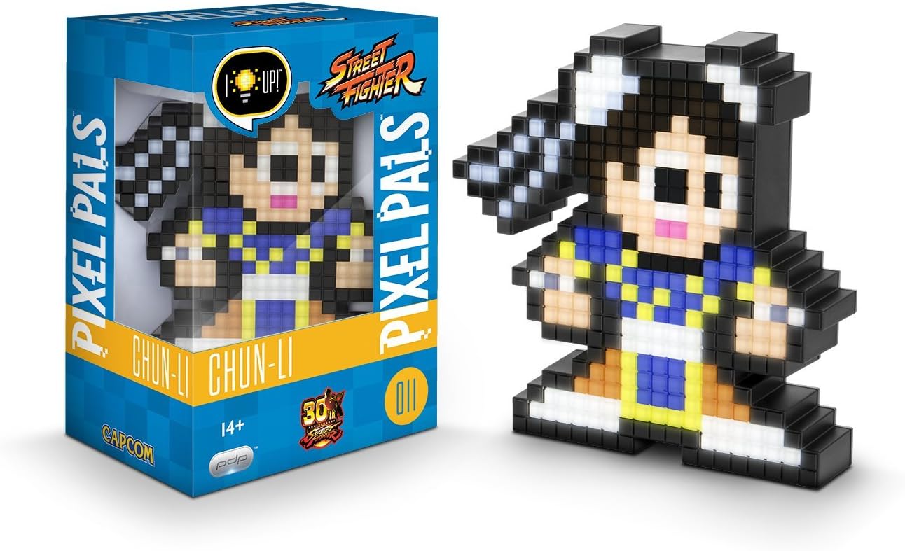 Chun-Li Pixel Pals #011 Street Fighter - Figura luminosa 8-bit PDP Capcom
