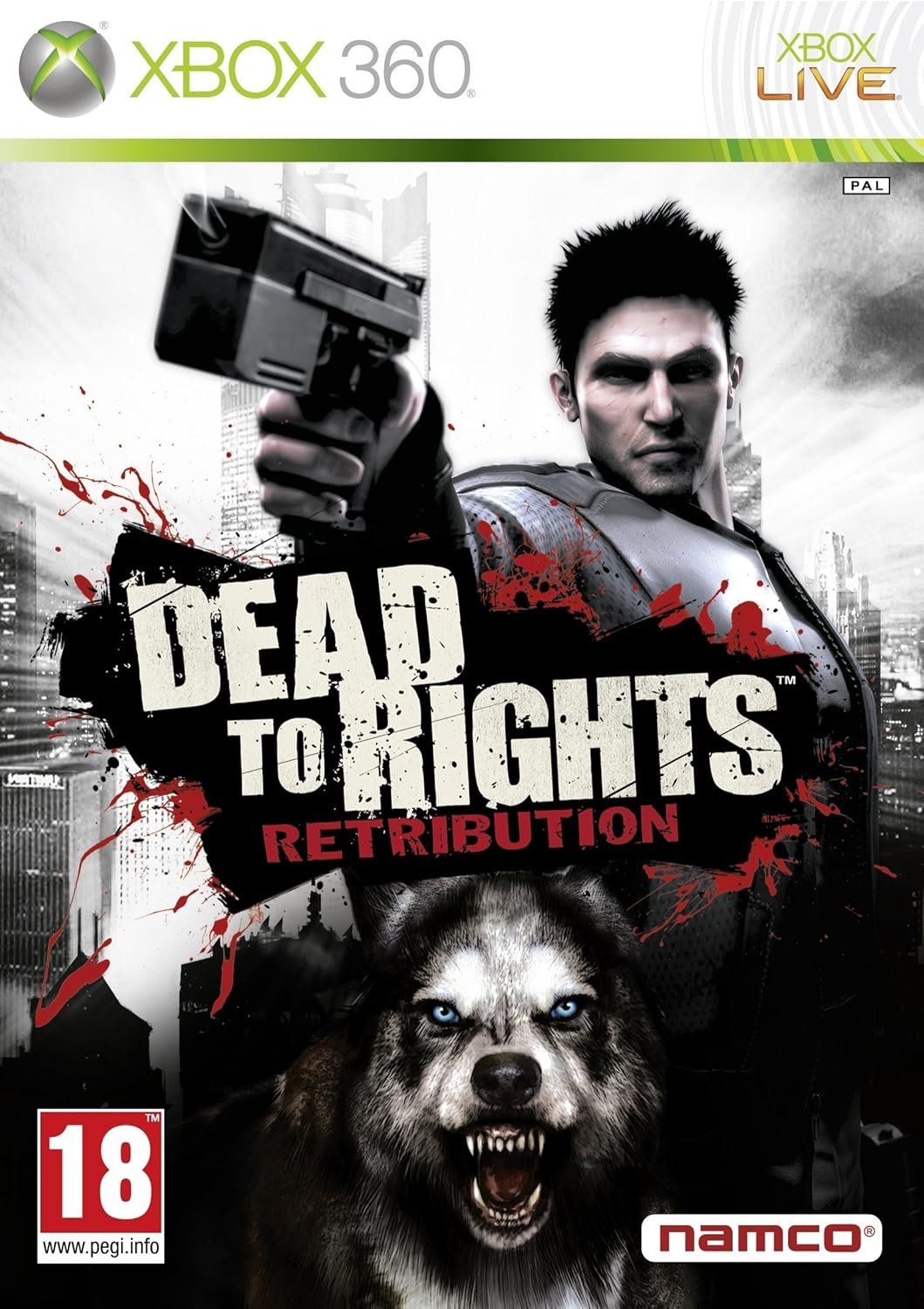 Dead to Rights: Retribution - Carátula oficial Xbox 360 PAL