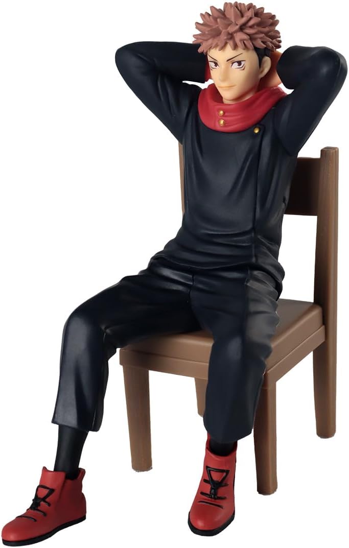 Yuji Itadori Sentado en Silla Banpresto - Figura Jujutsu Kaisen