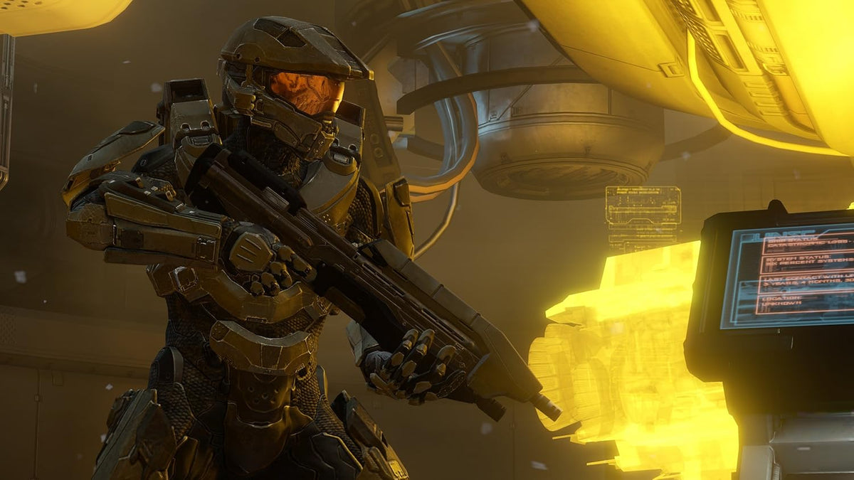 Halo 4 - Master Chief en sala de control