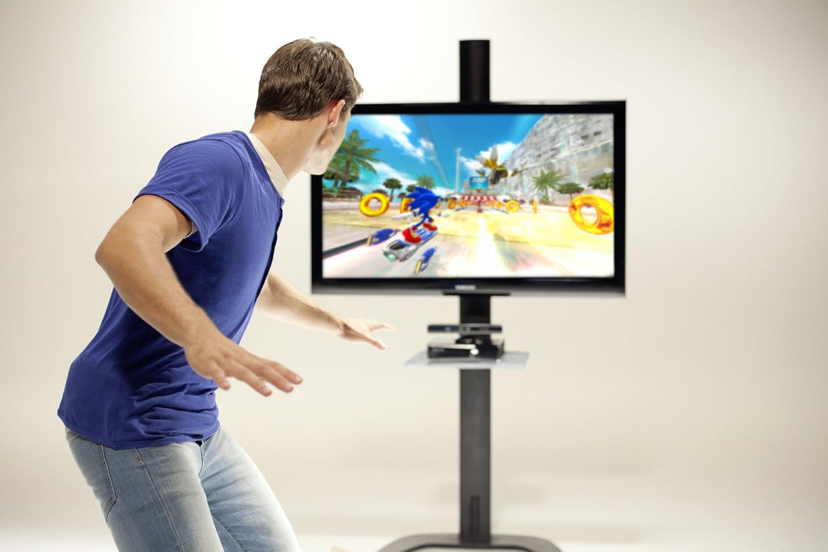 Sonic Free Riders - Jugador usando Kinect en casa