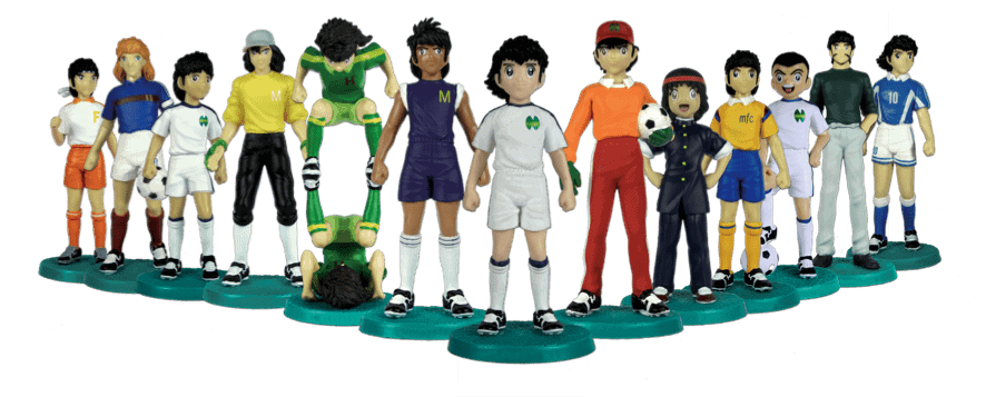 Oliver y Benji Captain Tsubasa Figuras con Fascículo