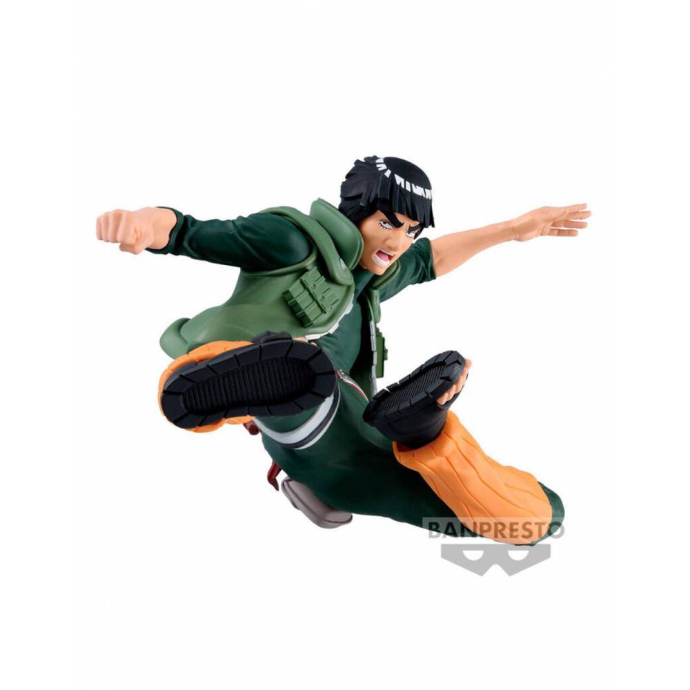 Figura Rock Lee Naruto Shippuden Banpresto - postura de combate dinámica