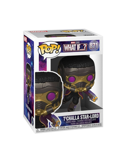 T'Challa Star-Lord #871 What If...? Funko Pop! - caja