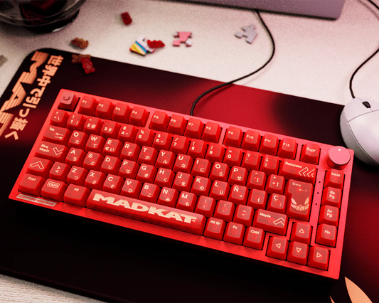 Teclado Madkat Rojo