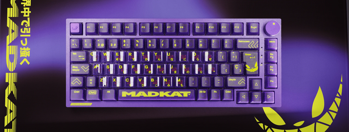 Teclado Madkat Morado