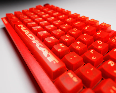 Teclado Madkat Rojo