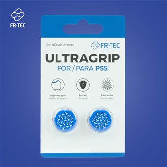 FR-TEC Ultragrip para PS5 - Pack 2 grips antideslizantes azul