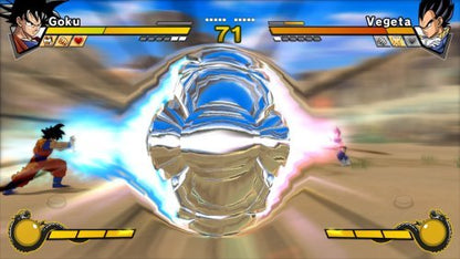 Dragon Ball Z: Burst Limit - Goku vs Vegeta con Kamehameha gigante