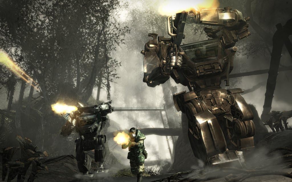Avatar: The Game - Mechs AMP de la RDA en bosque