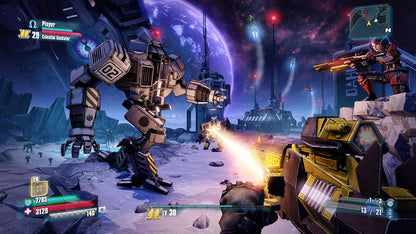 Borderlands: The Pre-Sequel - Combate en baja gravedad contra mech lunar