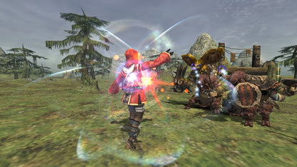 Final Fantasy XI Online - Combate mago en bosque