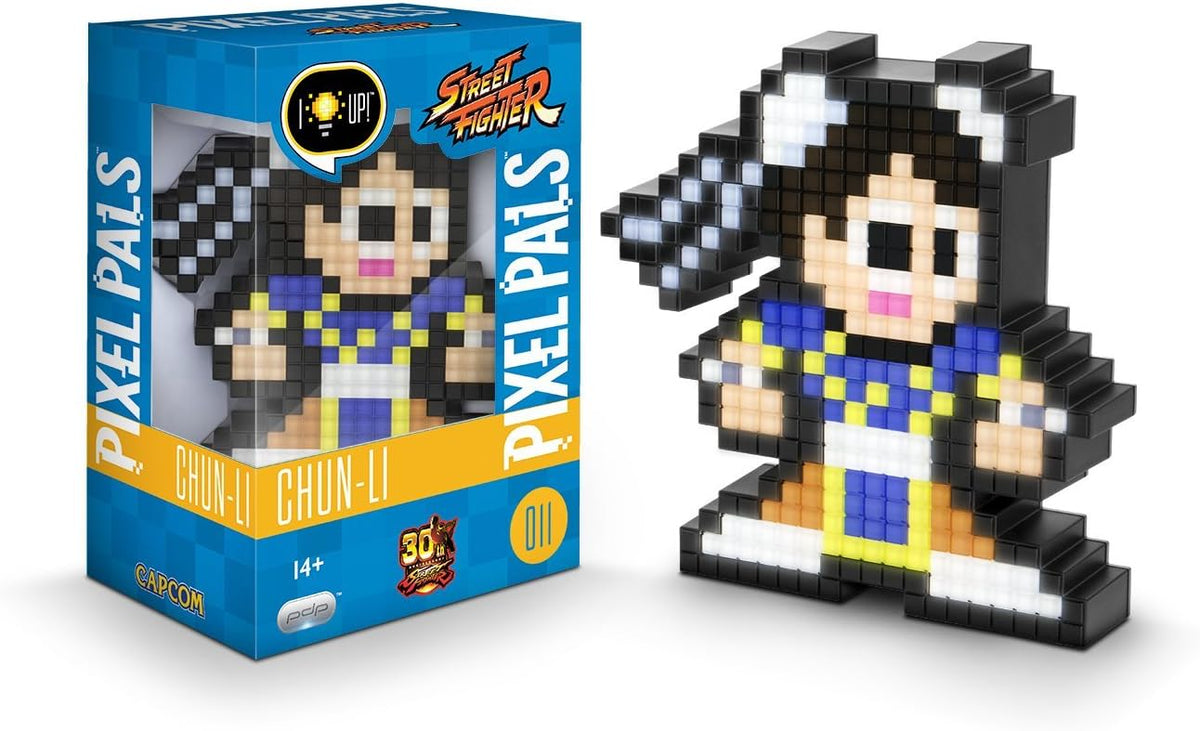 Chun-Li Pixel Pals #011 Street Fighter - Figura luminosa 8-bit PDP Capcom