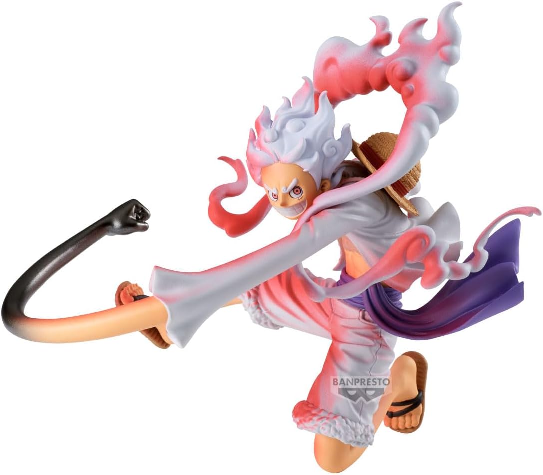 Monkey D. Luffy Gear 5 Sun God Nika One Piece Figura Banpresto