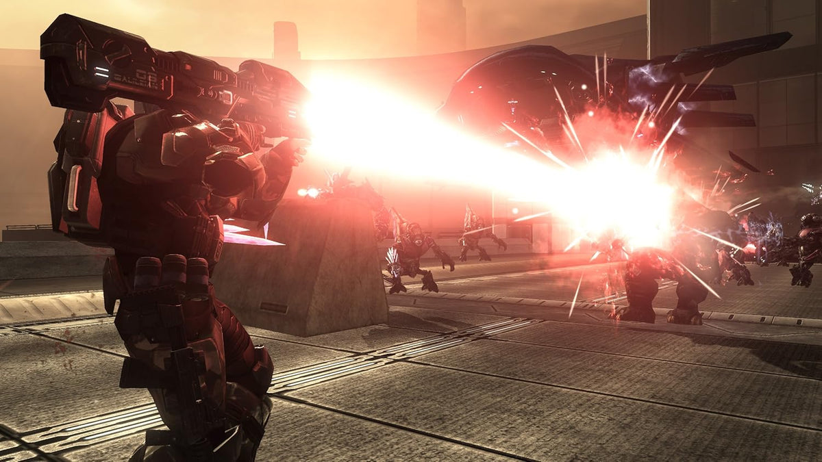 Halo 3: ODST - Soldado ODST disparando con cañón