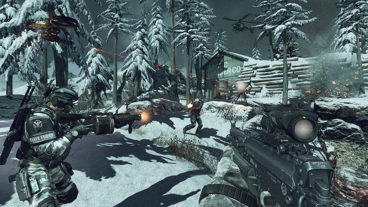 Call of Duty: Ghosts - Combate en bosque nevado multijugador