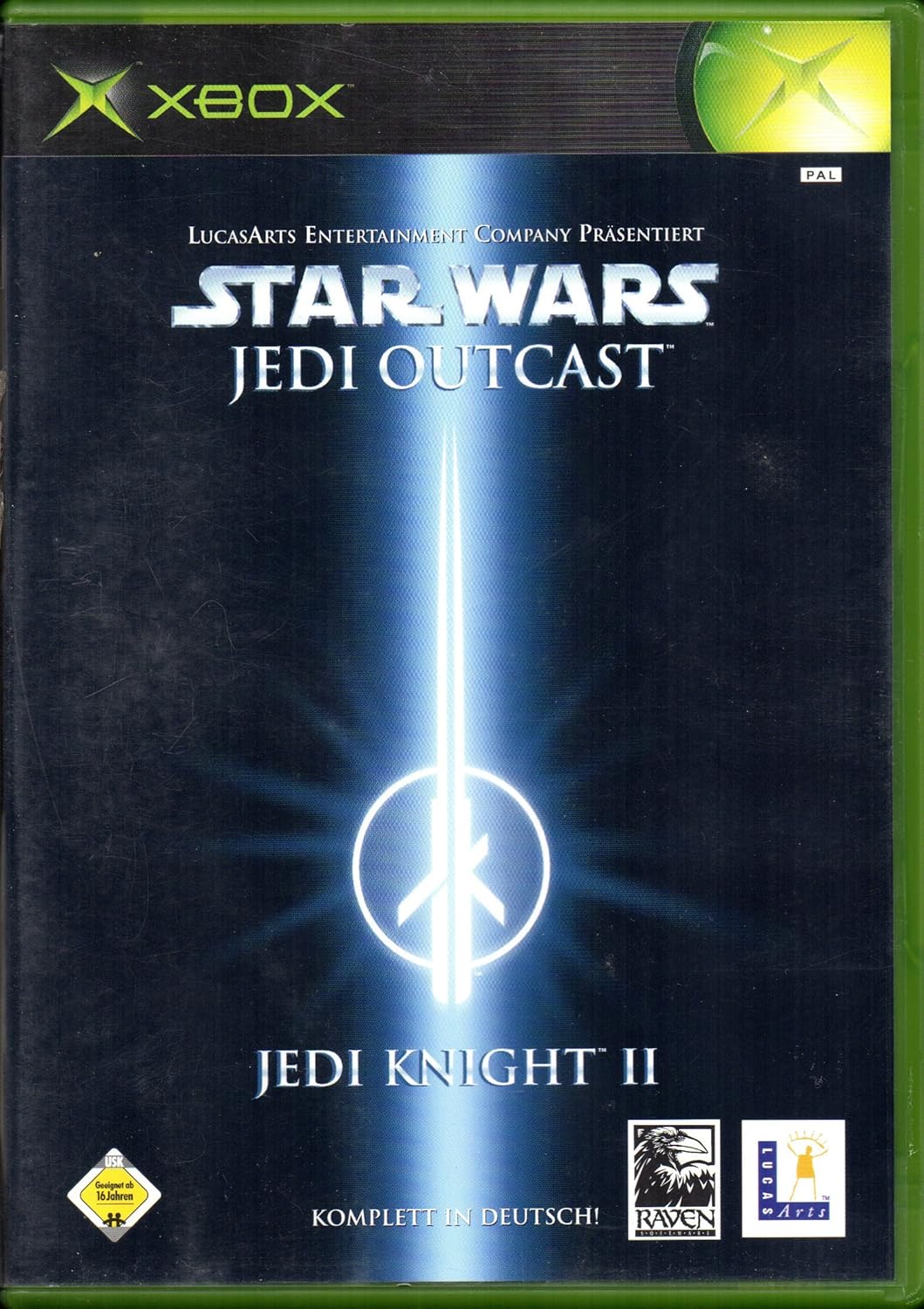 Star Wars Jedi Knight II Jedi Outcast - Carátula Xbox PAL