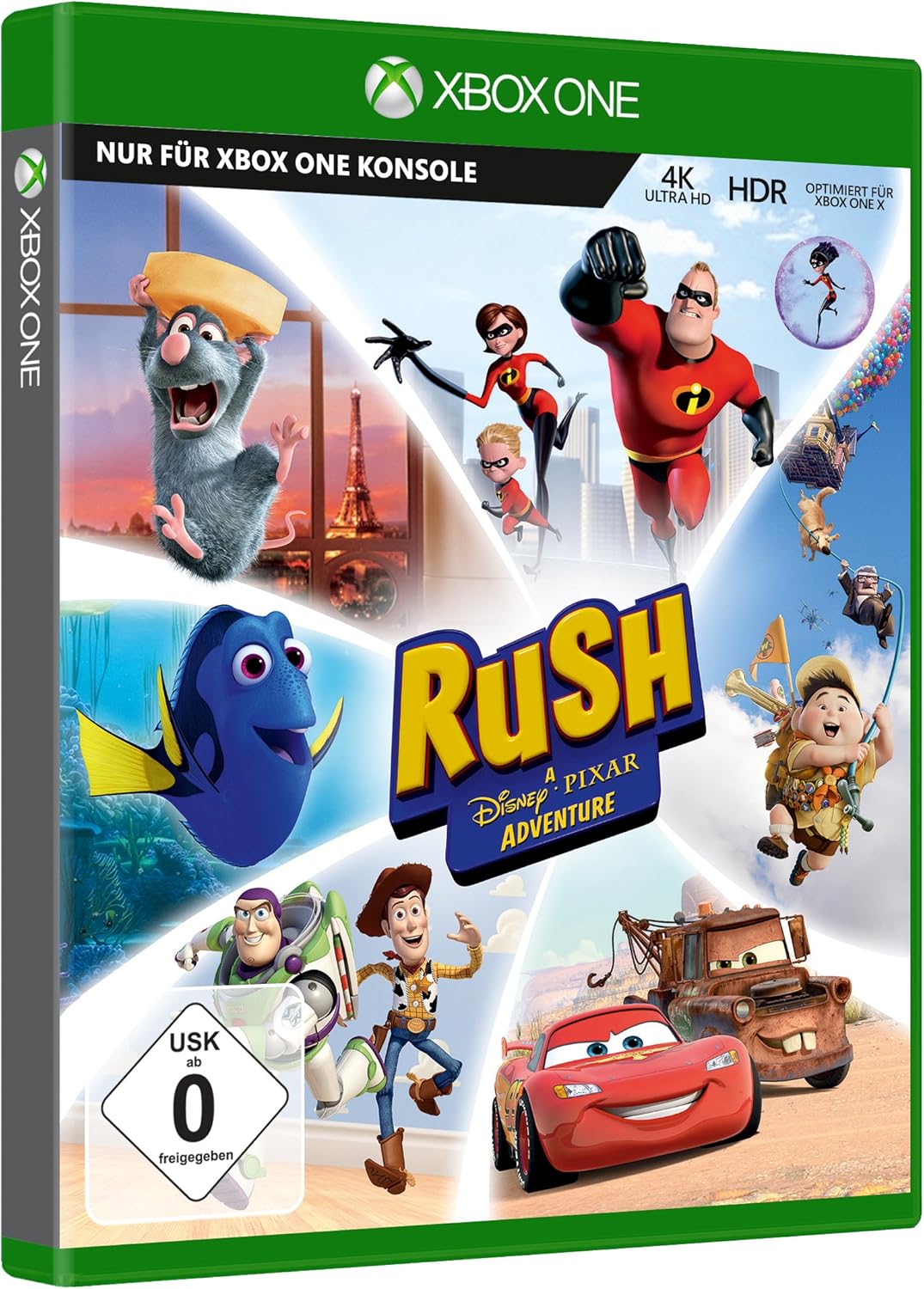 Rush A Disney Pixar Adventure - Carátula Xbox One PAL