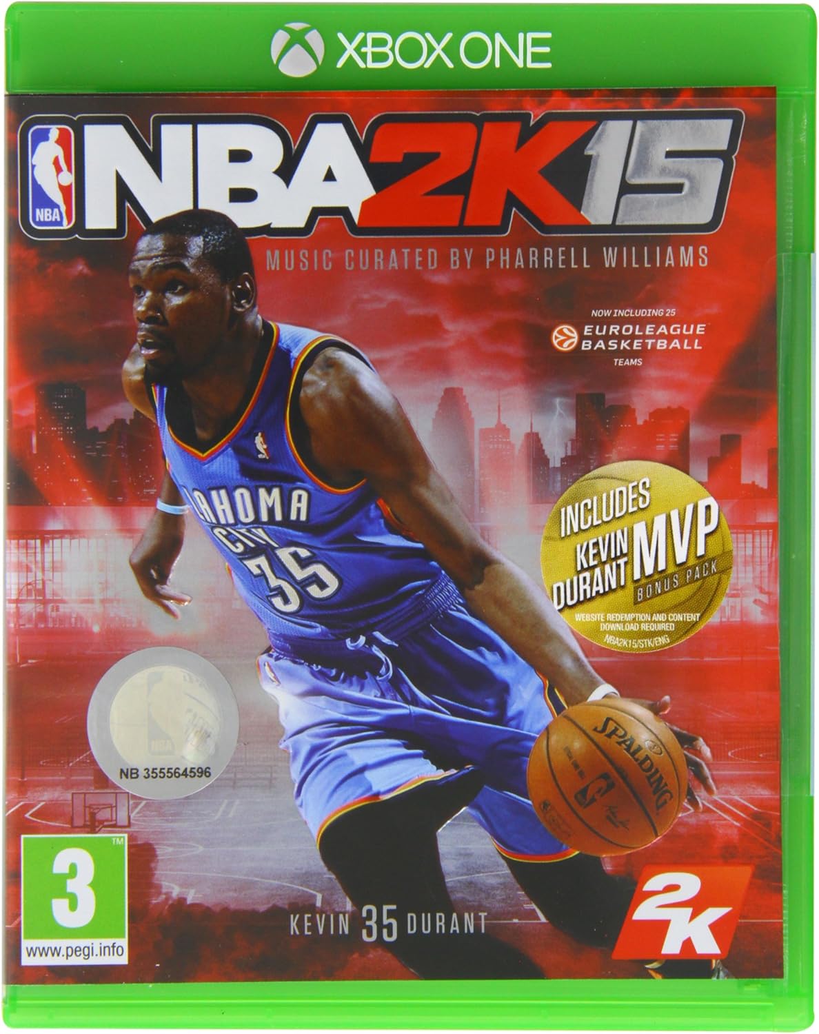 NBA 2K15 Xbox One - Carátula
