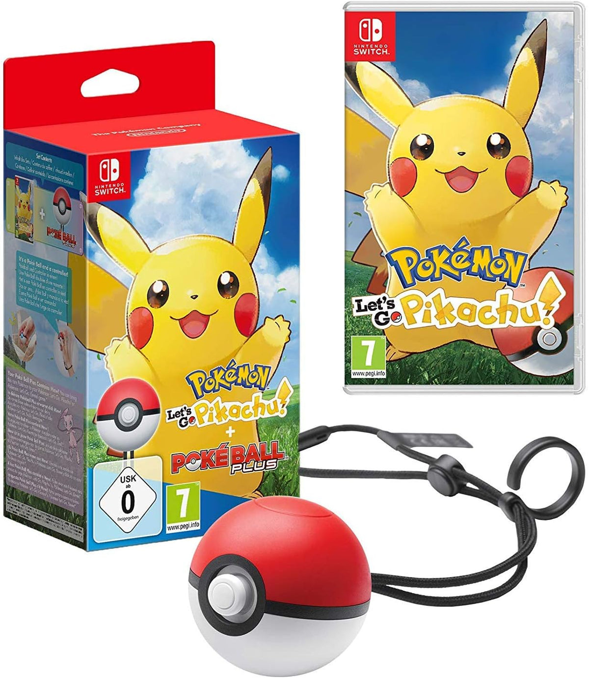 Pokémon: Let's Go, Pikachu! + Poké Ball Plus - Nintendo Switch
