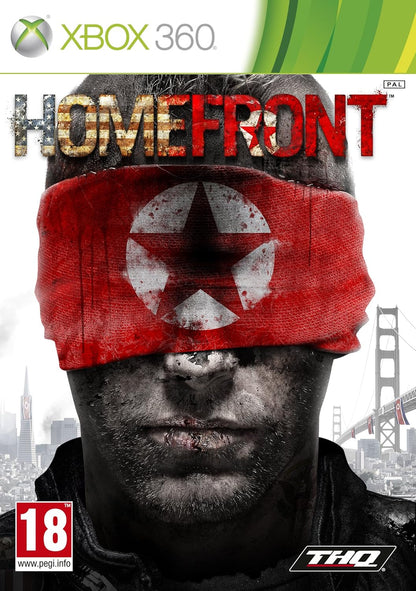 Homefront - Caratula oficial Xbox 360 PAL PEGI 18 THQ