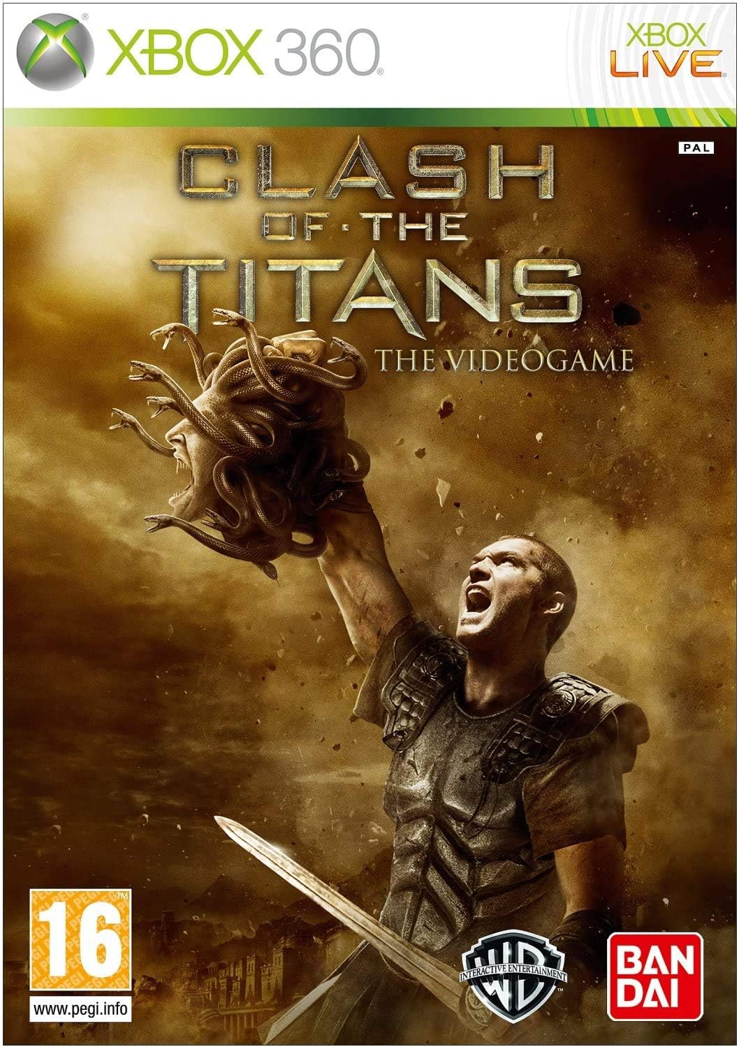 Clash of the Titans Xbox 360 - Carátula