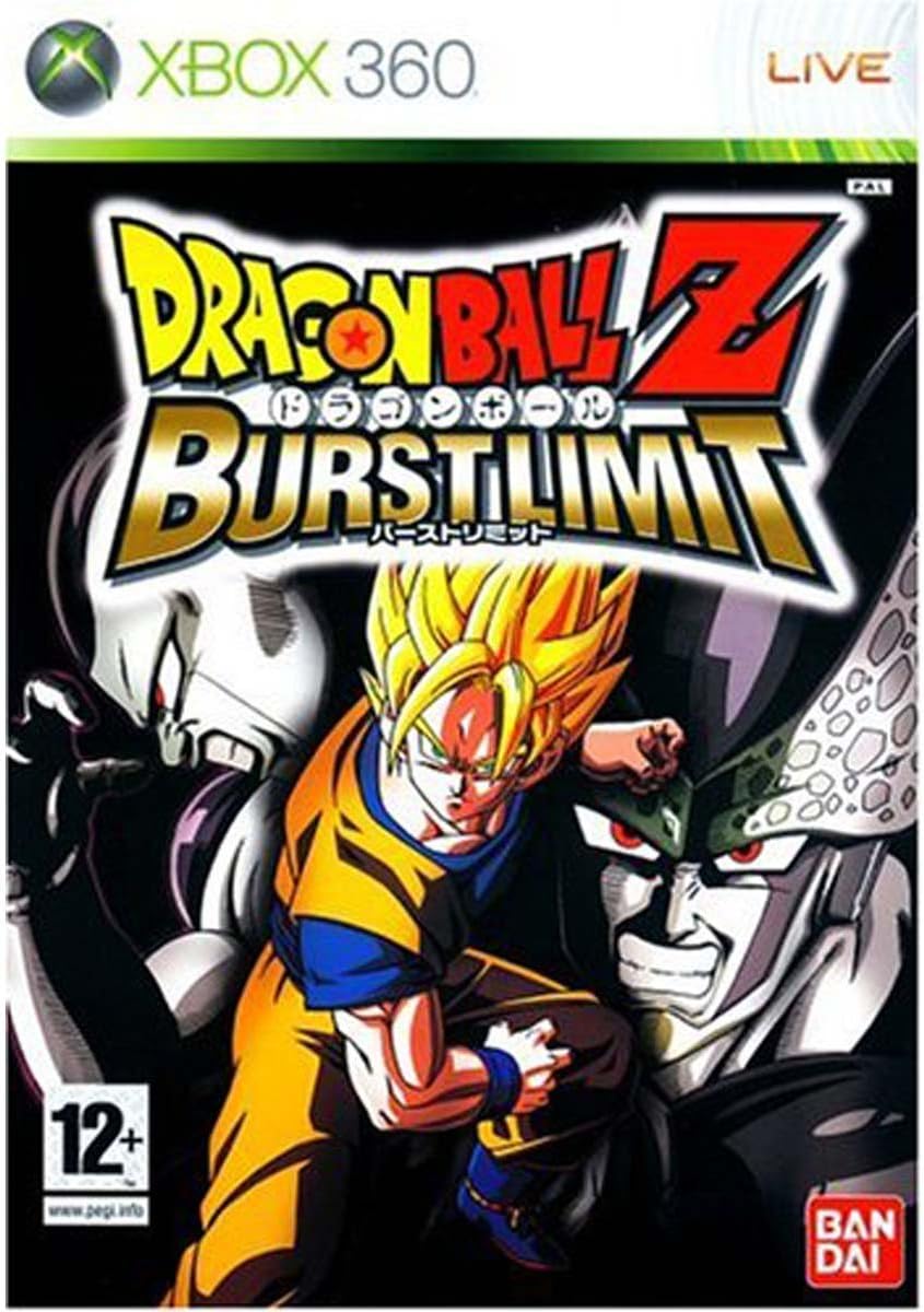 Dragon Ball Z: Burst Limit - Carátula oficial Xbox 360 PAL Bandai PEGI 12