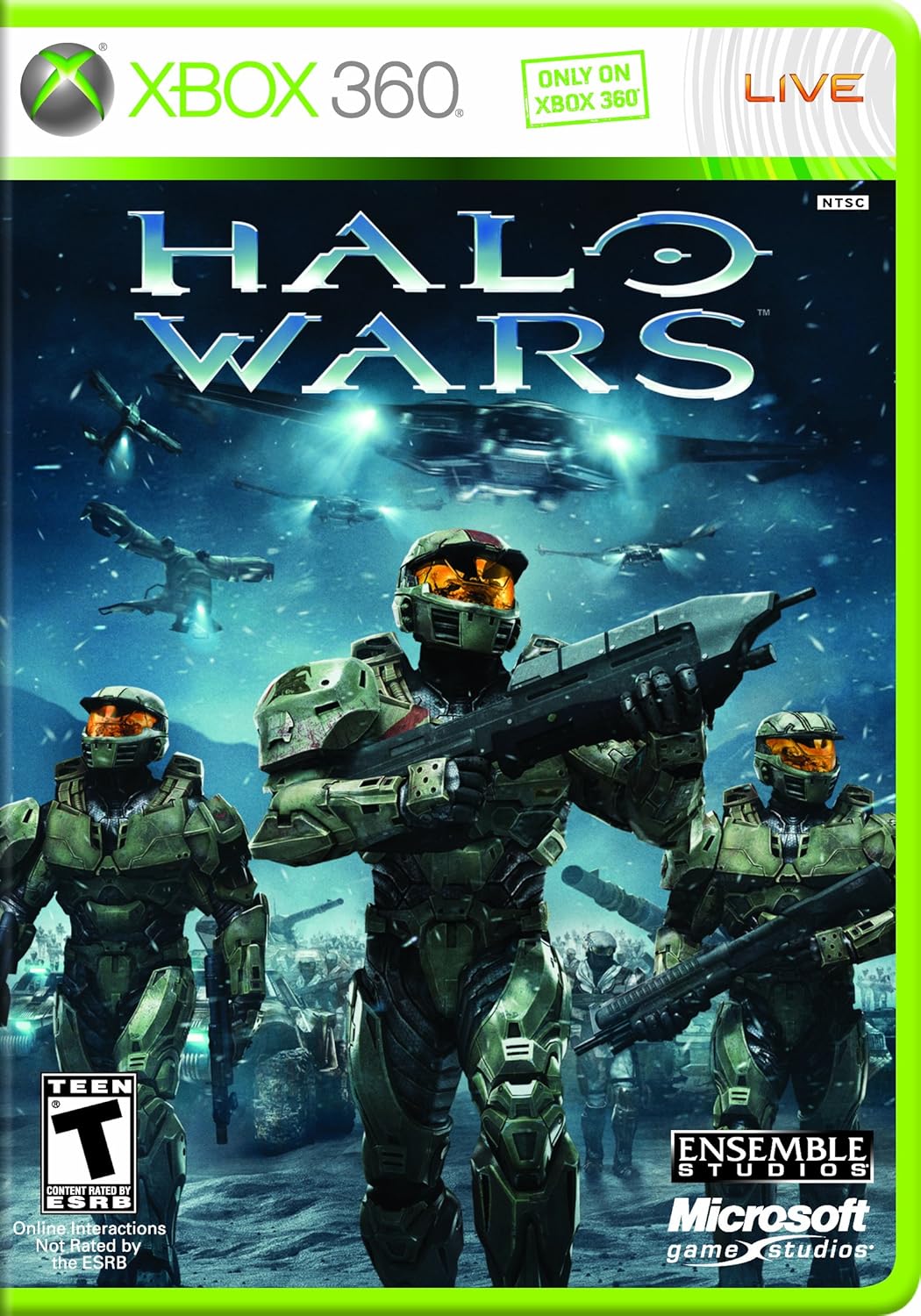 Halo Wars - Carátula oficial Xbox 360