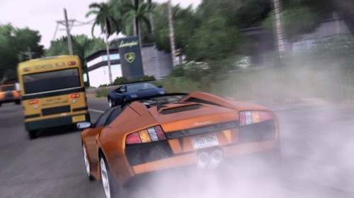 Test Drive Unlimited - Lamborghini Murciélago en carretera