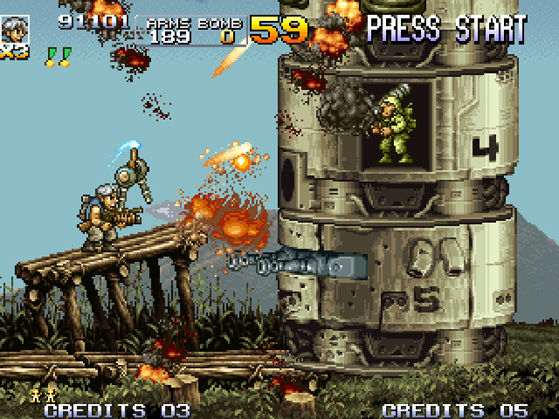 Metal Slug 4 gameplay