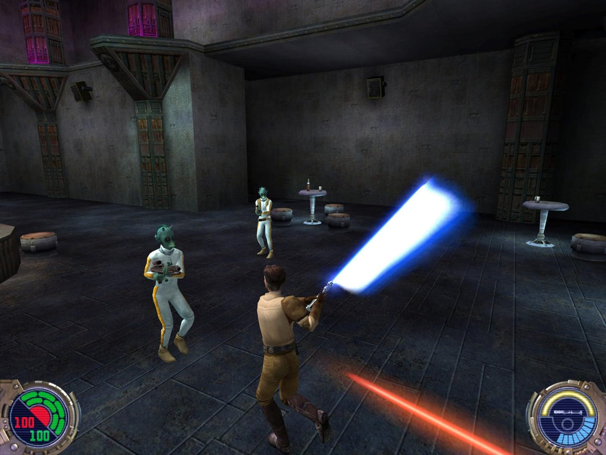 Star Wars Jedi Knight II - Gameplay hangar Stormtroopers