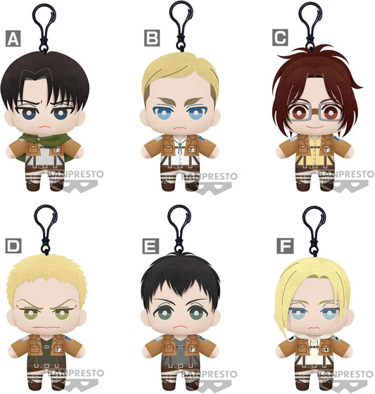 Set 6 Keychains Attack on Titan - Banpresto | Merchandising Anime