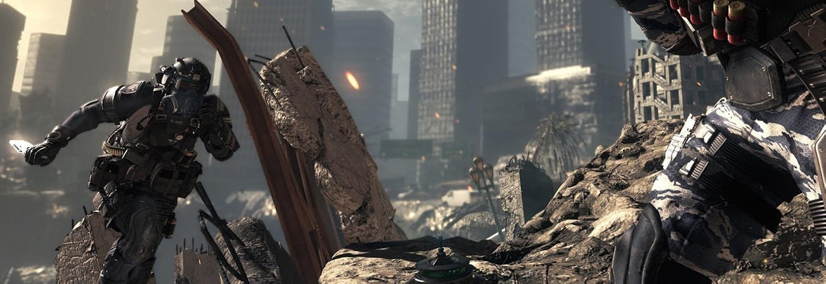 Call of Duty: Ghosts - Soldados en ciudad en ruinas