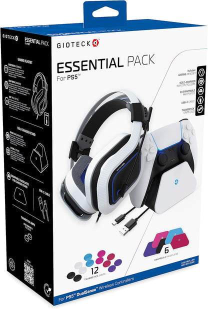 Gioteck TX30 auriculares gaming estéreo blancos PS5