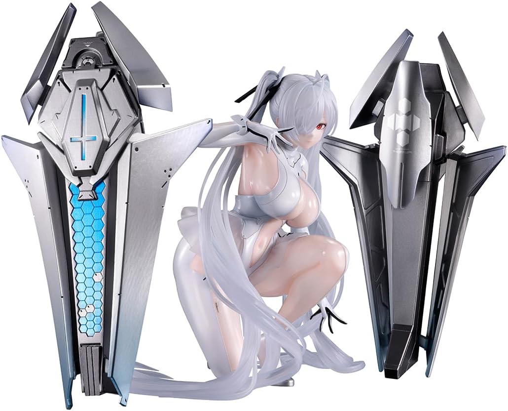 Figura Chica Pelo Blanco Drones Coleccionable Anime