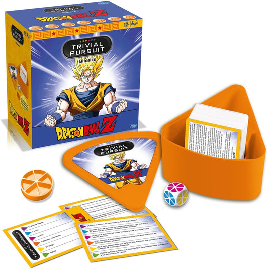 Trivial Pursuit Bitesize Dragon Ball Z Juego de Mesa Hasbro contenido