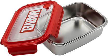 Fiambrera Acero Inoxidable | Logo Marvel - Licencia Oficial