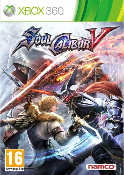 SoulCalibur V - Carátula oficial Xbox 360 PAL Namco PEGI 16