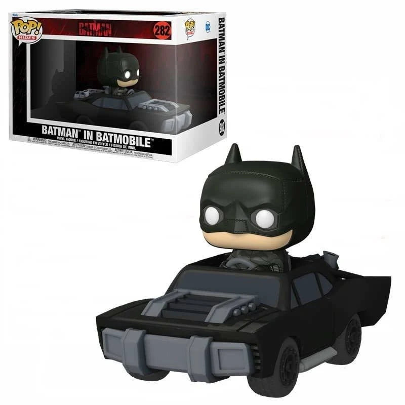 Batman en Batmovil #282 | The Batman - Tamaño grande - Funko Pop!