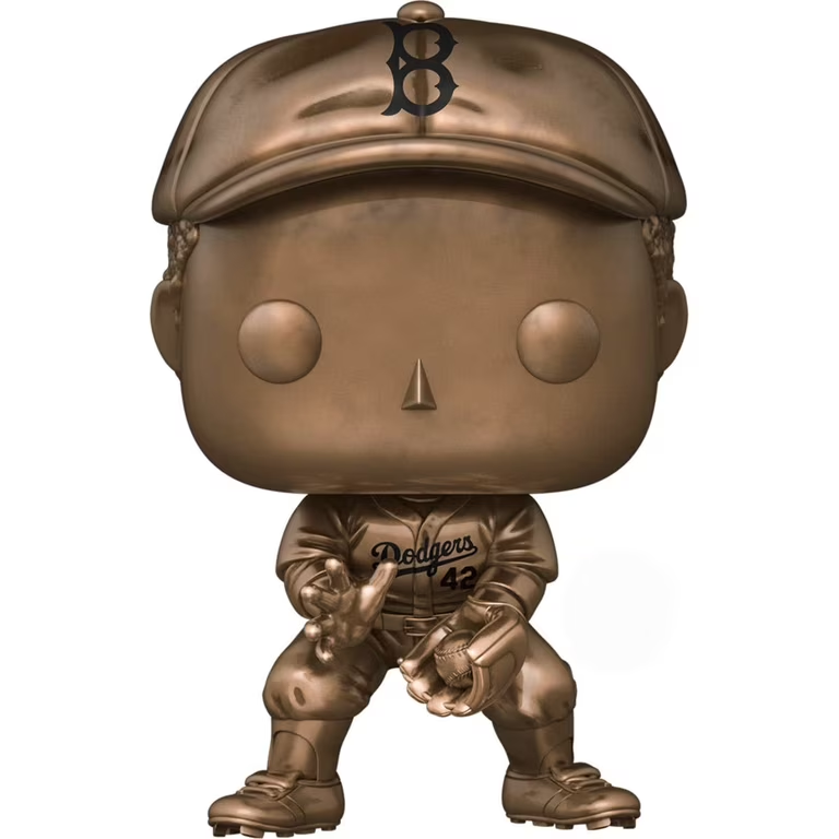 Jackie Robinson #42 Dodgers Funko Pop! Chase Edition - Figura bronce sin caja