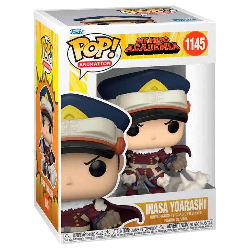 Inasa Yoarashi #1145 My Hero Academia Funko Pop! - caja lateral