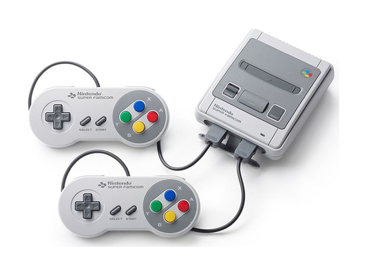 Nintendo Classic Mini Super Famicom con dos mandos