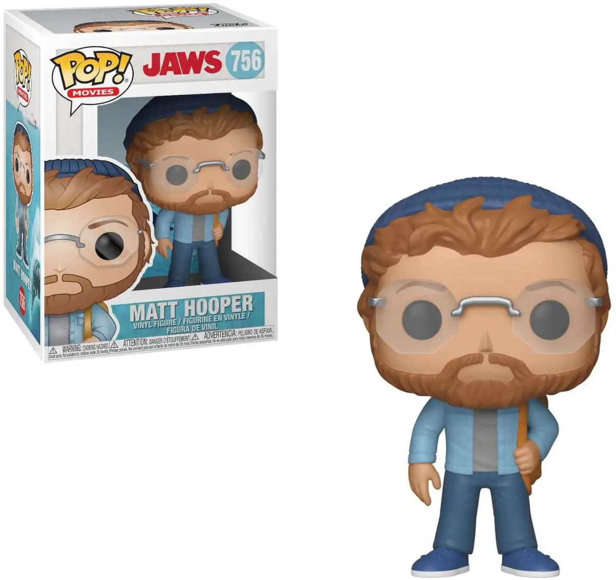 Matt Hooper #756 Jaws Funko Pop! - Figura con caja