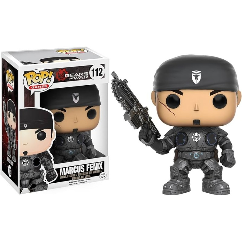 Marcus Fenix #112 Gears of War Funko Pop! - Figura con caja