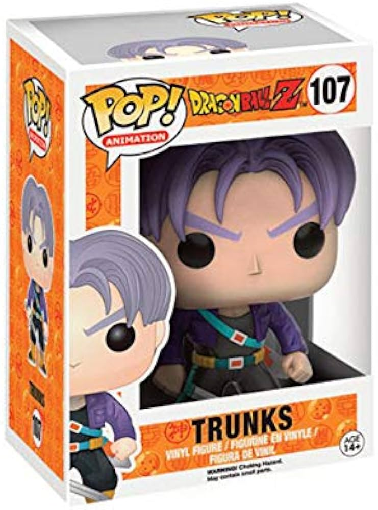 Trunks #107 Dragon Ball Z Funko Pop! - Figura con caja