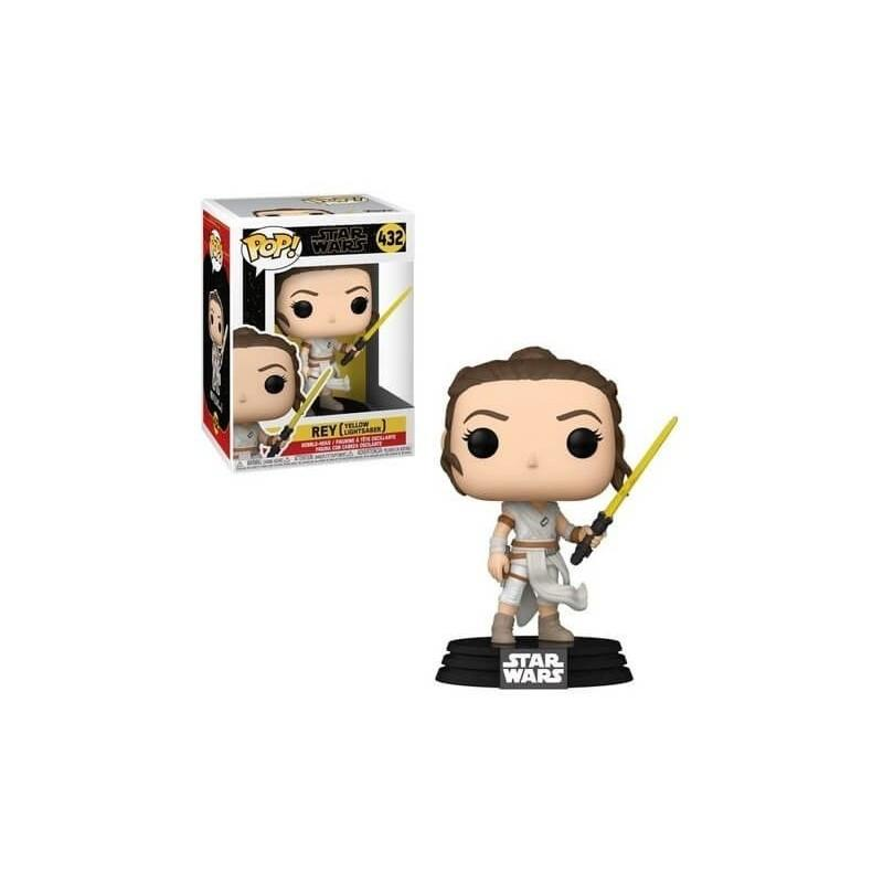 Rey (Yellow Lightsaber) #432 | Star Wars - Funko Pop!