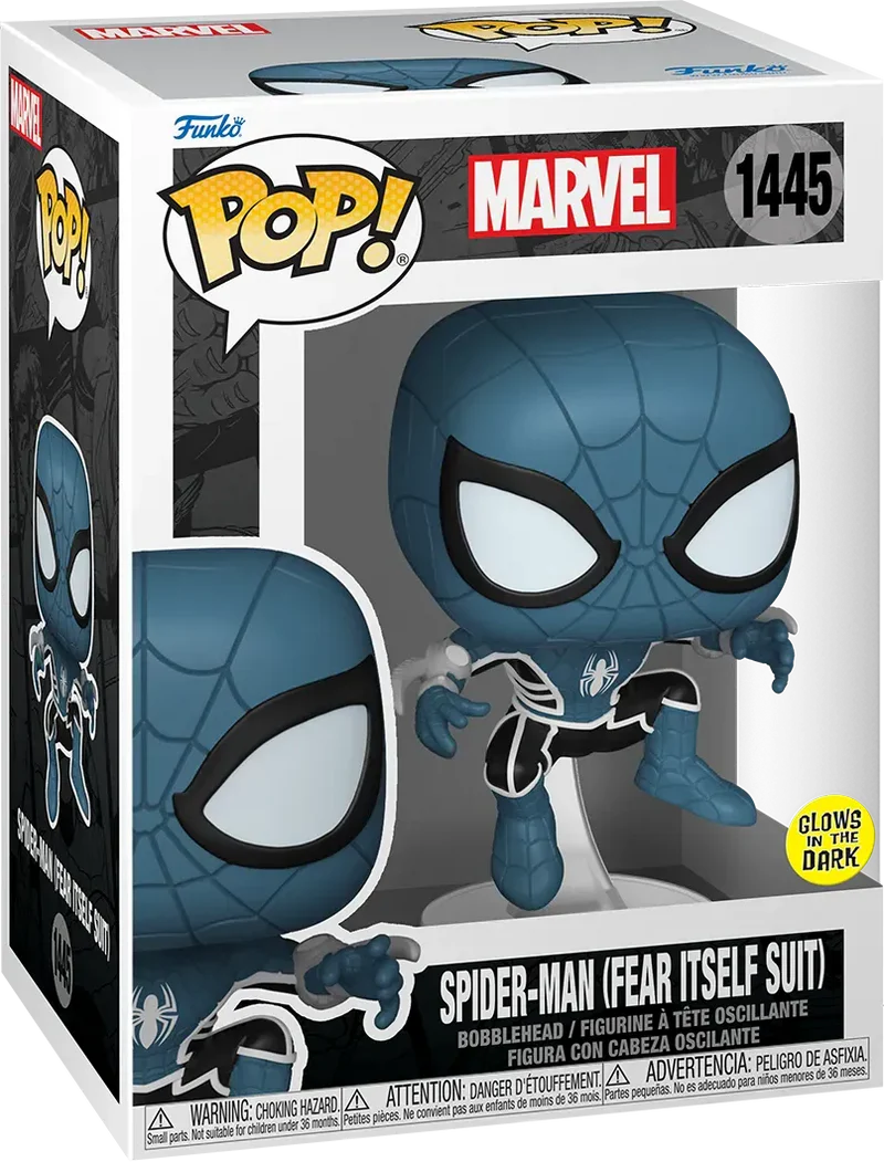 Spider-Man (Fear Itself Suit) #1445 | Marvel - Glows in the Dark - Funko Pop!