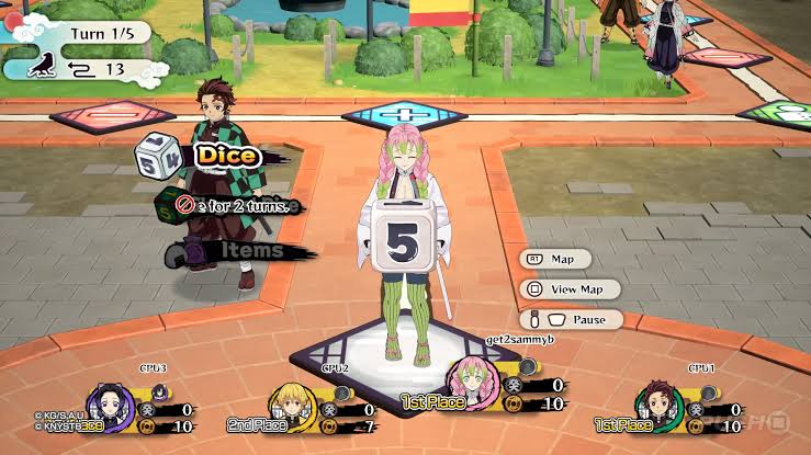 Demon Slayer: Kimetsu no Yaiba - Sweep the Board! (PS5)