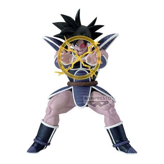 Turles Dragon Ball Z Figura Banpresto armadura Saiyan oscura efecto energia dorado pose de ataque